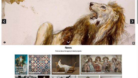 Darstellung der Website von RMN