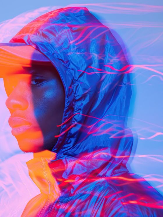 Loesungen KI Monetarisierung Verlage Kollektion Hero Portrait Mann Blau