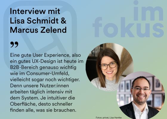 Interview mit Lisa Schmidt &amp; Marcus Zelend