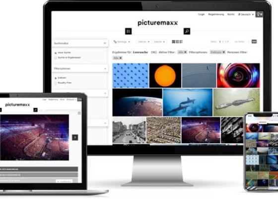 Showcase einer Website